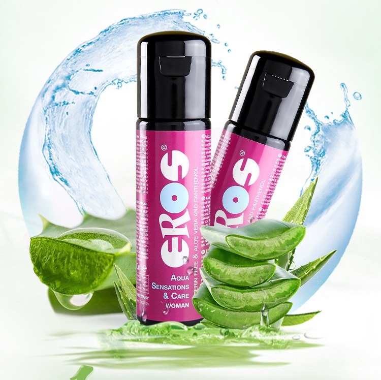  Phân phối Gel bôi trơn tăng khoái cảm làm hồng âm đạo Eros Aqua Sensation & Care 100ml chính hãng